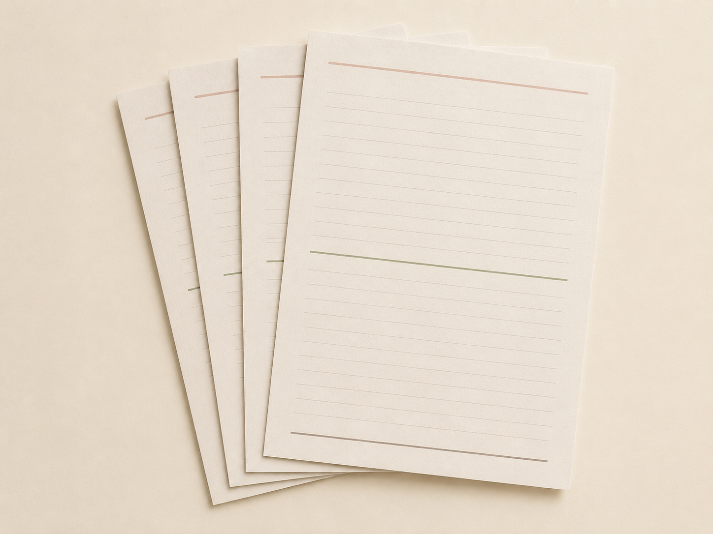 Printed pages and a cup of tea on a plain desk